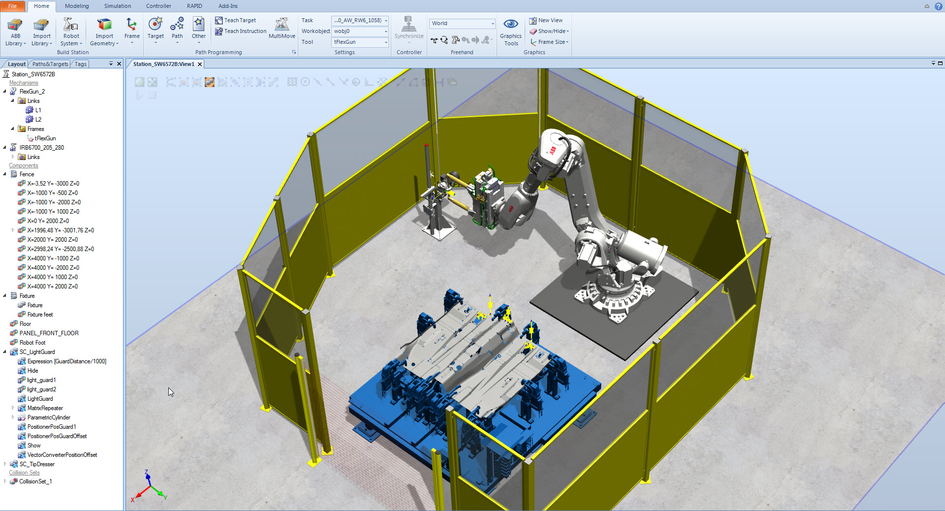 robotstudio setting rules for autoconfiguration