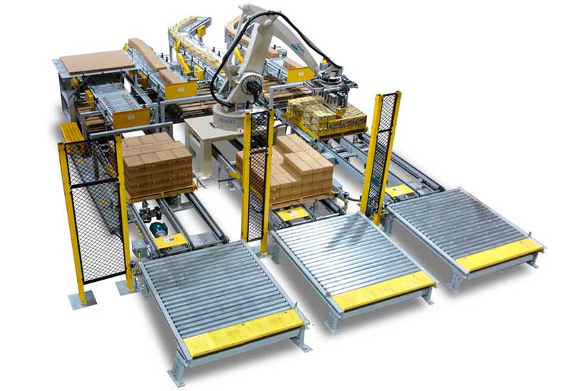 Material handling. Роботизация упаковки. Robotic material handling. Materials handling Robots.