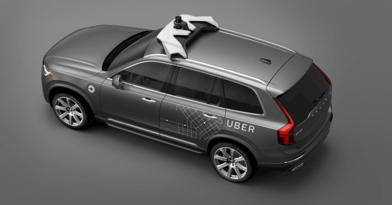 Uber self-driving car