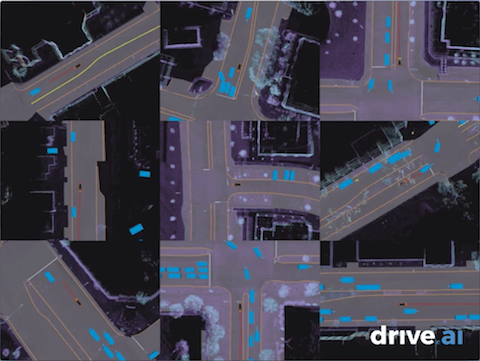 Drive.ai self-driving simulation