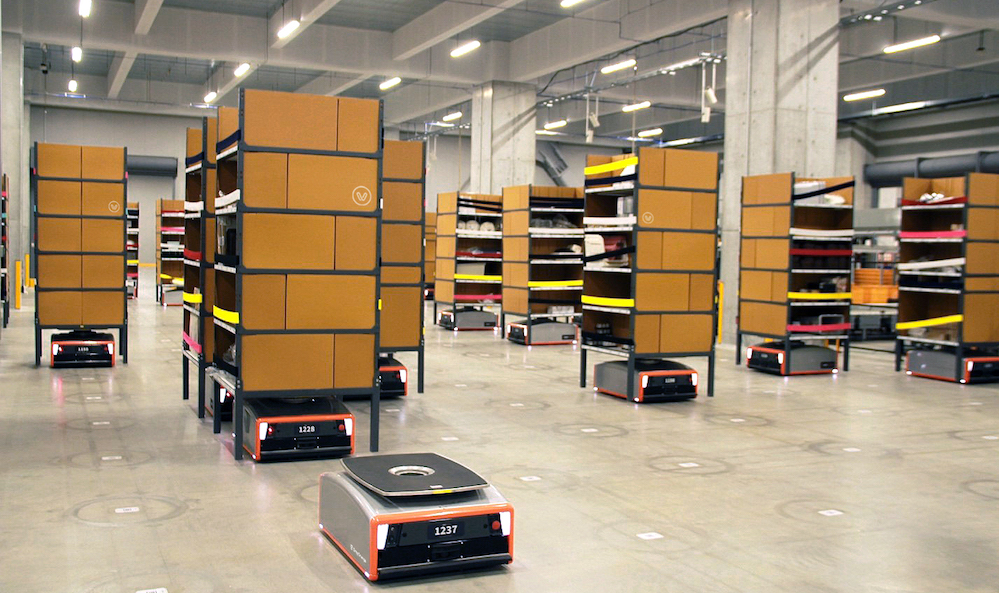 GreyOrange warehouse robots