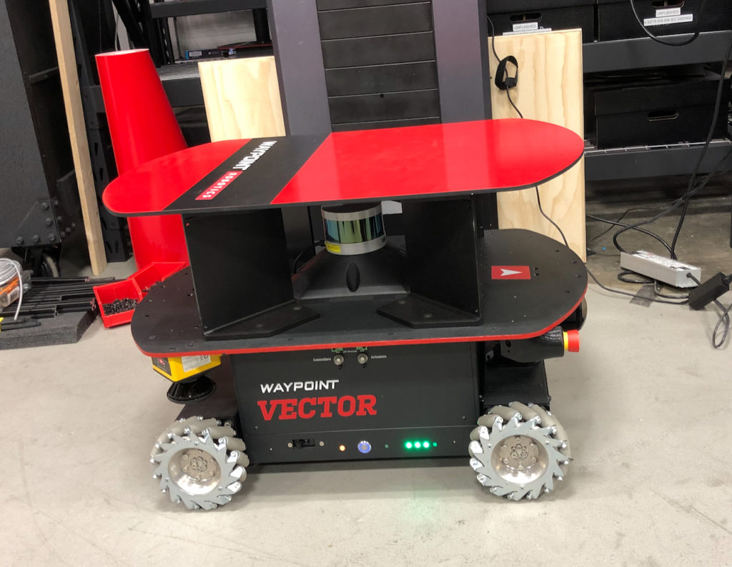 Waypoint Vector mobile robot