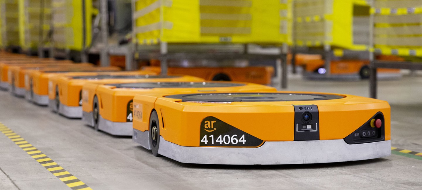 amazon self driving robots