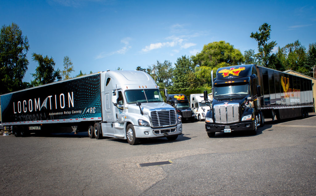 Locomation completes first on-road pilot of human-guided autonomous freight hauling