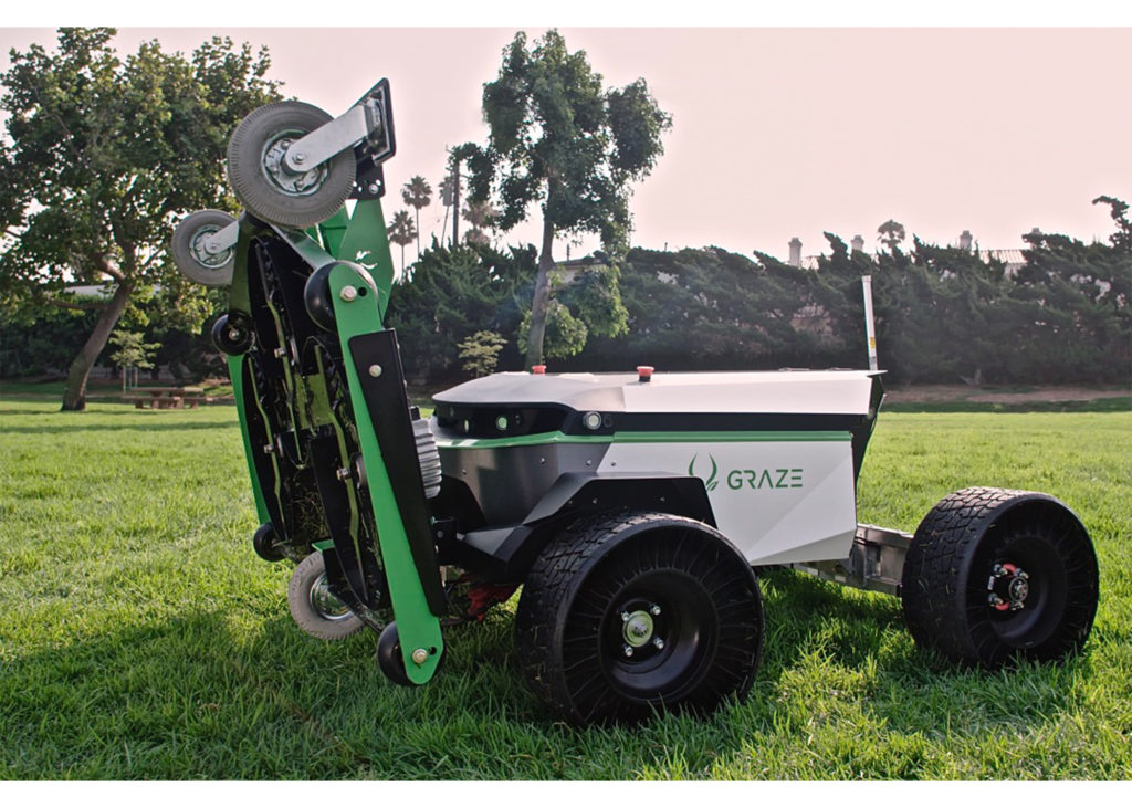 flise Ondartet Grøn Graze announces new autonomous robot for commercial lawn mowing