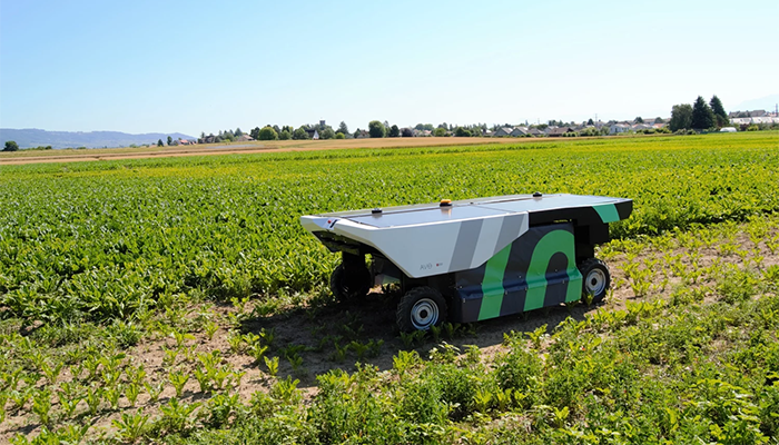 AVO weeding robot, by ecoRobotix