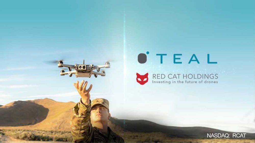 Teal Drones acquired Red Cat Holdings