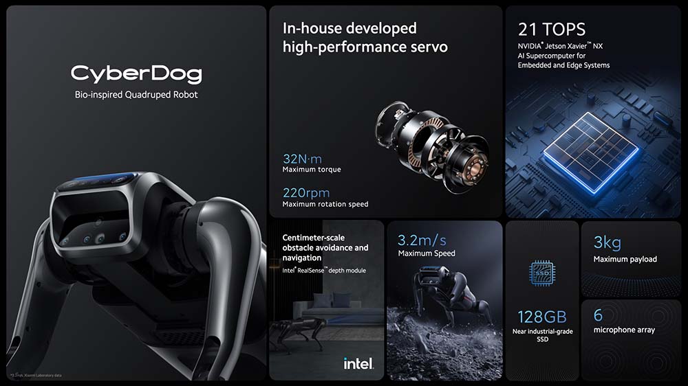 Cyberdog technical specs