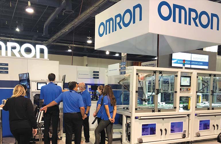 PackEspo OMRON booth