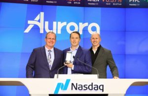 aurora founders at the nasdaq