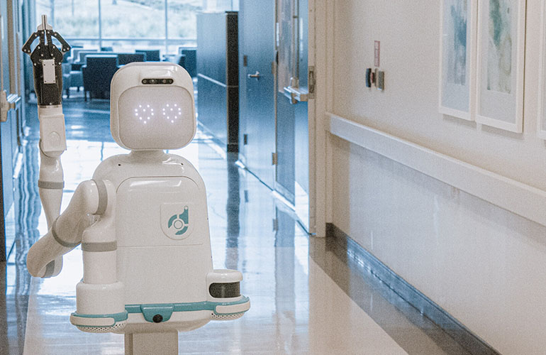 Meet Moxi, the robot helping to lighten nurses' workload - The