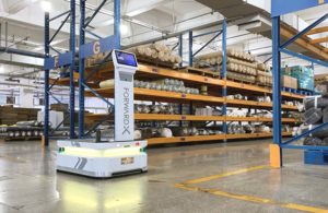 forwardx mobile robot in a warehouse