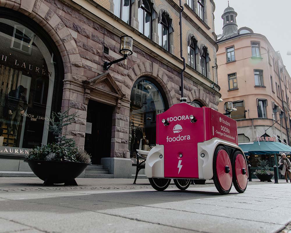 Autonome Lieferungen in Stockholm