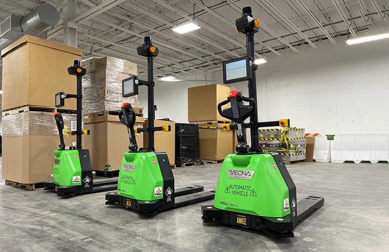 Vecna Robotics debuts autonomous pallet jack at Modex - Image