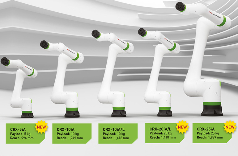 adds 3 models to CRX cobot series