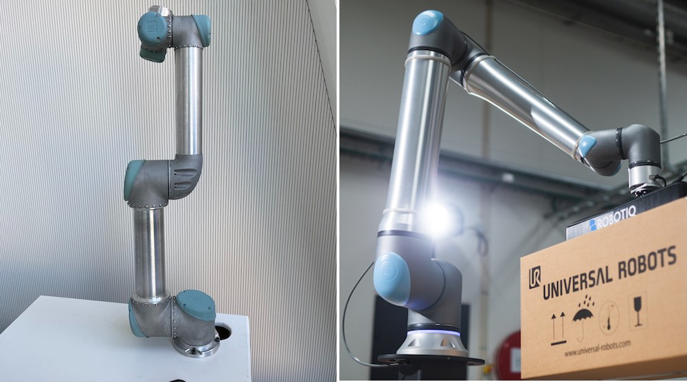 evolution of Universal Robots' cobot arms