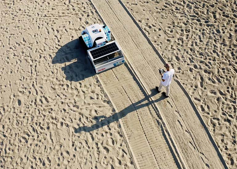 Meijer deploys BeBot, Pixie to clean the beaches of the Great Lakes - The Robot Report