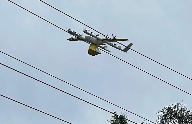 wing-delivery-drone-crashes-into-power-lines-in-australia