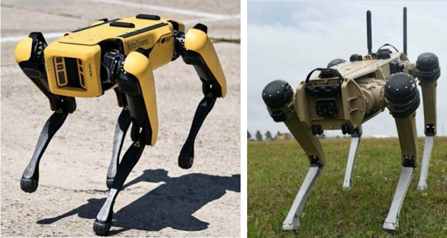 Postkort Hvem kreativ Boston Dynamics suing Ghost Robotics over quadruped design