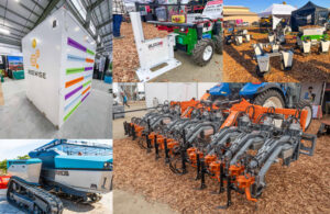 a collage of images from the world ag expo 2023.