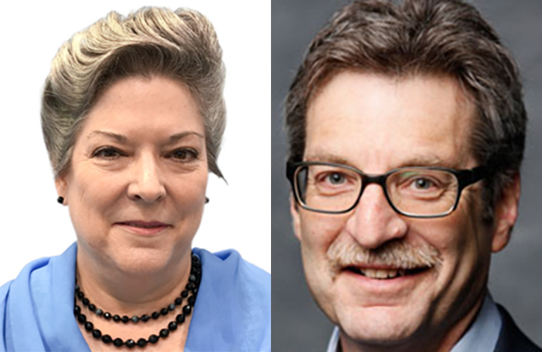 Roberta Nelson Shea and Jeff Burnstein.