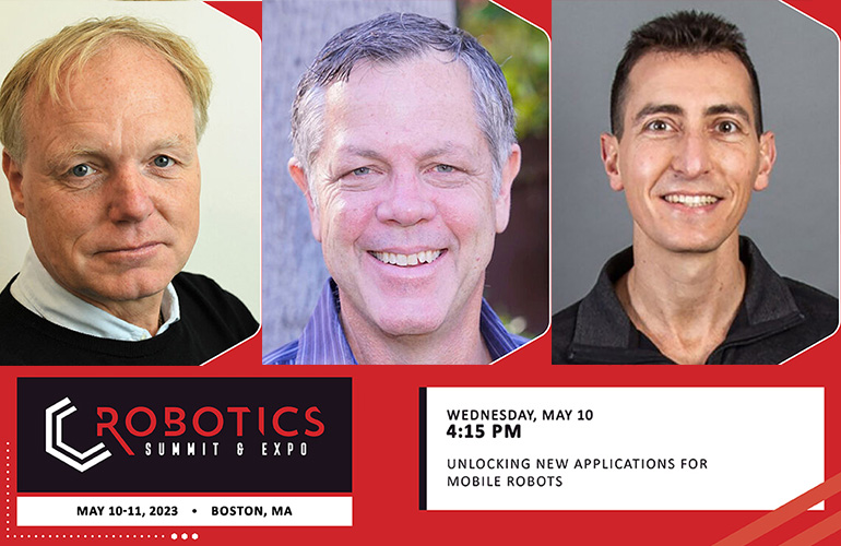 Robotics Summit Promo for "Unlocking New Applications for mobile robots"
