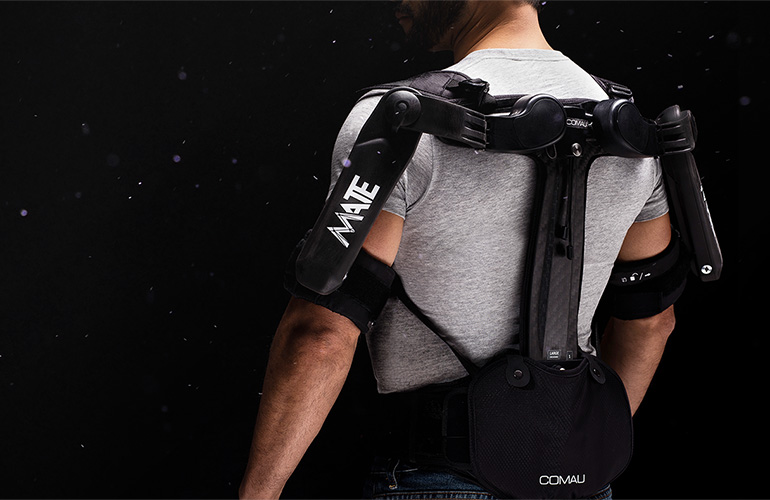 Comau exoskeleton. 