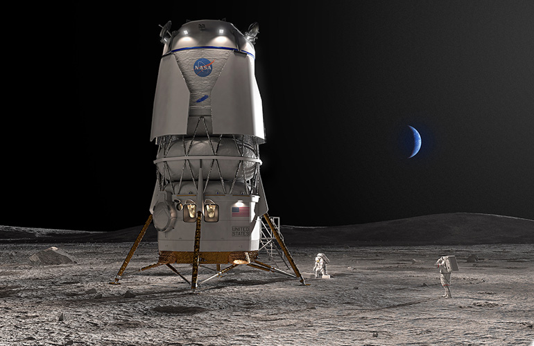 Bluemoon lander. 