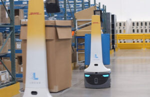 DHL branded LocusBots.