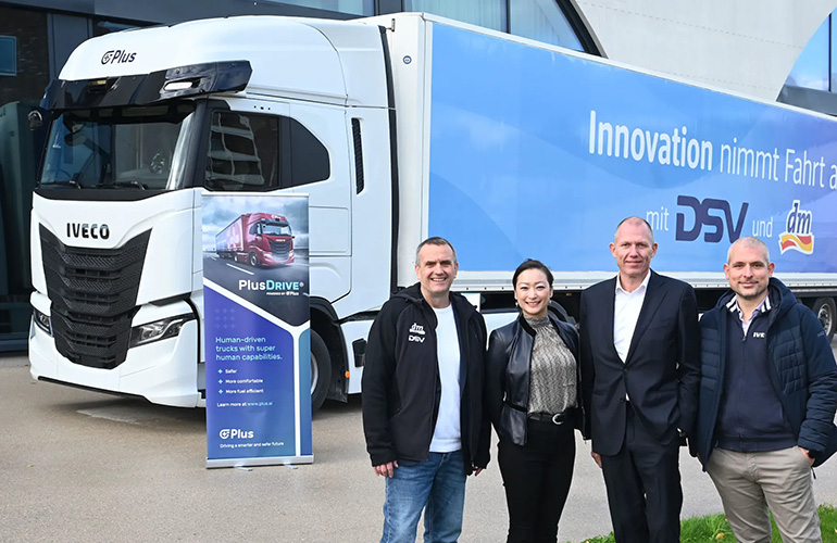 IVECO and Plus launch automated trucking pilot in Germany. 