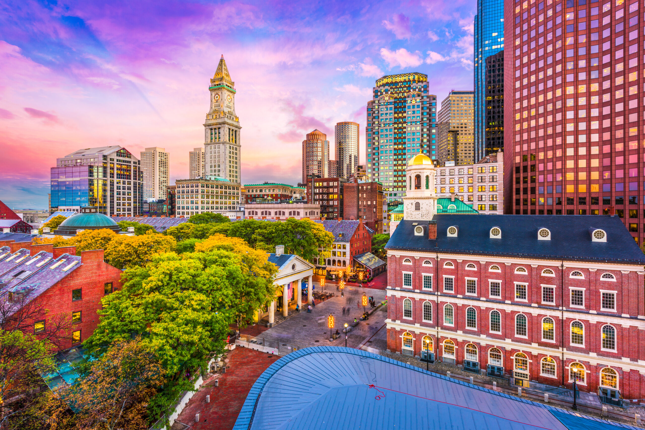 Boston Massachusetts skyline