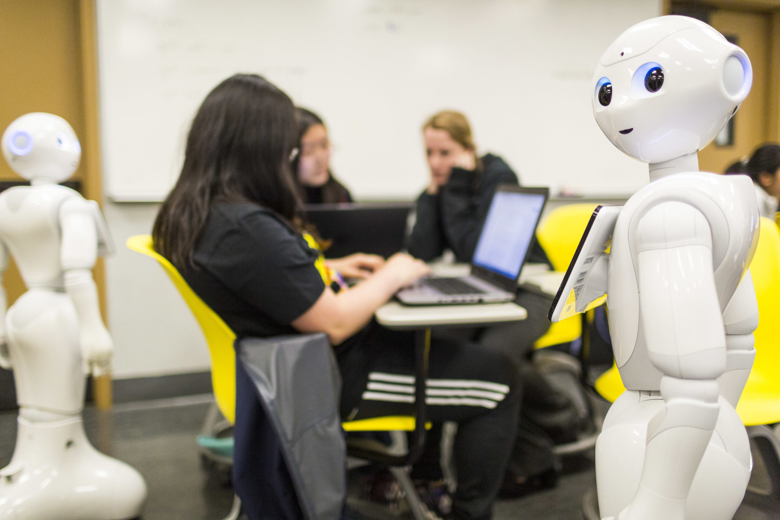 Tethys enables students to code for SoftBank's Pepper humanoid robot