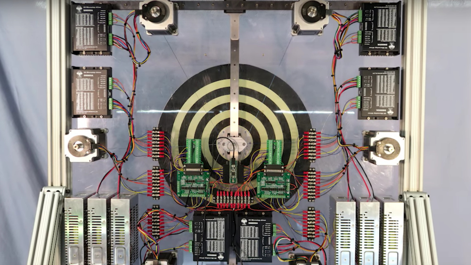 Automatic shop dart board