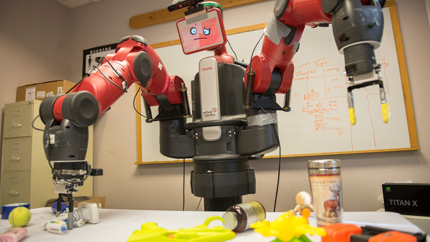 Babies helping robots get a grip