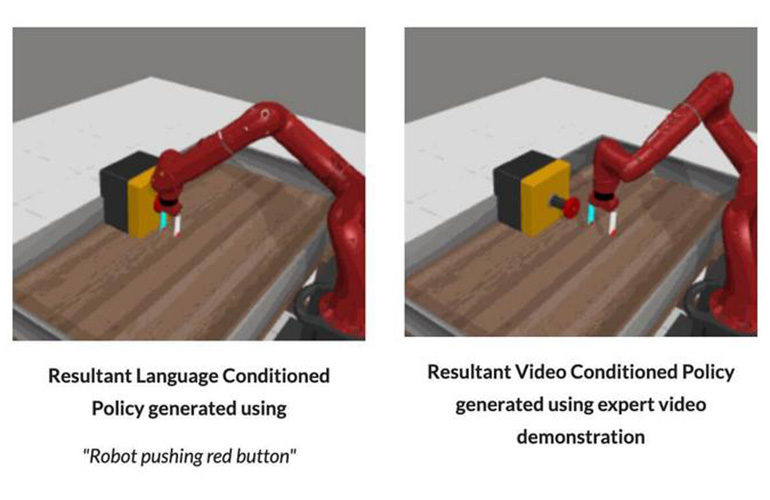 Using only one video or textual demonstration of a task, RoboCLIP performed two to three times better than other imitation learning models.