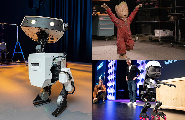 Some of Disney Imagineering's recent robots.