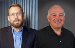 side by side headshots of Jorgen Pederson and Stephen Muck of the Pittsburgh Robotics Network