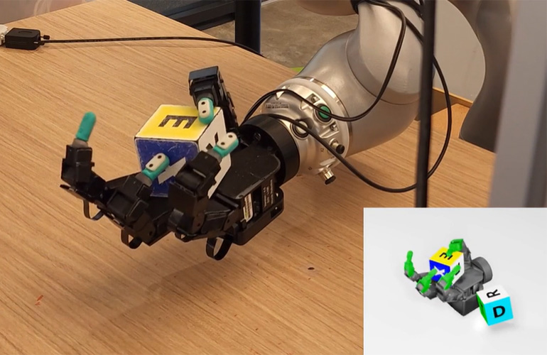 NVIDIA researchers show geometric fabric controllers for robots at ICRA