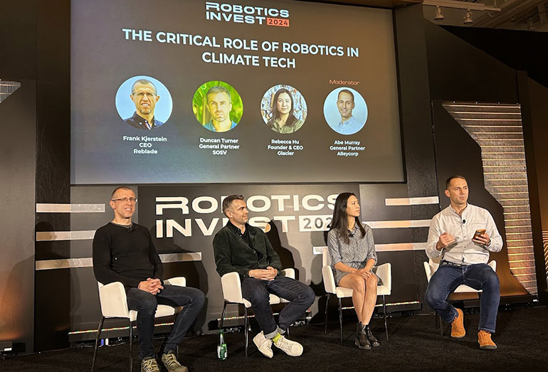 Panel on sustainability at Robotics Invest.