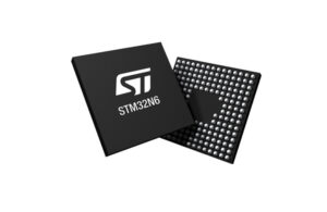 hero image of the STMicroelectronics STM32N6 chip.