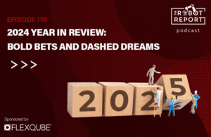 blocks with numbers 2024 being turned to 2025 by tiny men.