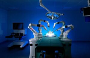 The Versius surgical robot.