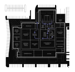 The floor plan for Figure's BotQ manufacturing facility.