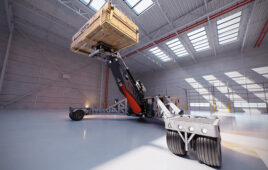 RISE Robotics claims that its Beltdraulic SuperJammer electric actuated arm is stronger and more precise than other robots.