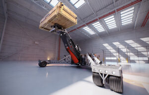 RISE Robotics claims that its Beltdraulic SuperJammer electric actuated arm is stronger and more precise than other robots.
