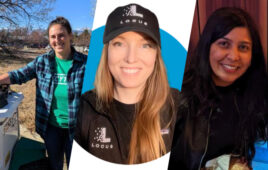 From left to right: Kali Hamilton, Kait Peterson, and Sonali Deshpande.