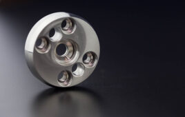 A CNC Material sample part from Fictiv.