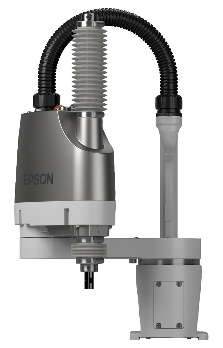 The GX-C robot is designed to work with the RC+ development software, according to Epson Robots.