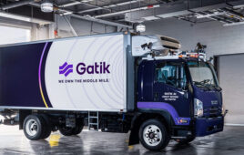 Gatik has obtained independent safety validation from TUV SUD for its middle-mile autonomous trucks, shown here.