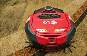 The LG Robotic Vacuum Cleaner.